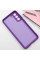 Чехол TPU GETMAN Liquid Silk Full Camera для Samsung Galaxy S21 FE - Фиолетовый / Purple - фото