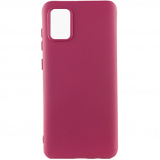 Чехол Silicone Cover Lakshmi (AA) для Samsung Galaxy A51 - Бордовый / Marsala