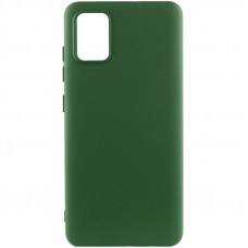 Чехол Silicone Cover Lakshmi (AA) для Samsung Galaxy A51 - Зеленый / Dark green