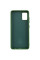 Чохол Silicone Cover Lakshmi (AA) для Samsung Galaxy A51 - Зелений / Dark green - фото