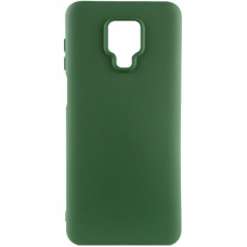 Чохол Silicone Cover Lakshmi (AA) для Xiaomi Redmi Note 9s / Note 9 Pro / Note 9 Pro Max - Зелений / Dark green