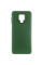 Чехол Silicone Cover Lakshmi (AA) для Xiaomi Redmi Note 9s / Note 9 Pro / Note 9 Pro Max - Зеленый / Dark green - фото