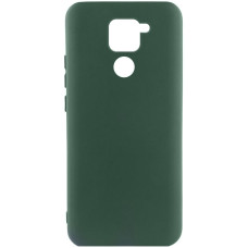 Чохол Silicone Cover Lakshmi (AA) для Xiaomi Redmi Note 9 / Redmi 10X - Зелений / Dark green