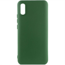 Чехол Silicone Cover Lakshmi (AA) для Xiaomi Redmi 9A - Зеленый / Dark green