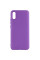 Чехол Silicone Cover Lakshmi (AA) для Xiaomi Redmi 9A - Фиолетовый / Purple - фото