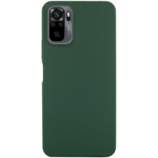 Чохол Silicone Cover Lakshmi (AA) для Xiaomi Redmi Note 10 / Note 10s / Poco M5s - Зелений / Dark green