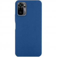 Чохол Silicone Cover Lakshmi (AA) для Xiaomi Redmi Note 10 / Note 10s / Poco M5s - Синій / Navy Blue