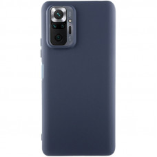 Чехол Silicone Cover Lakshmi (AA) для Xiaomi Redmi Note 10 Pro / 10 Pro Max - Синий / Midnight Blue