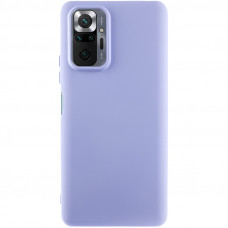 Чехол Silicone Cover Lakshmi (AA) для Xiaomi Redmi Note 10 Pro / 10 Pro Max - Сиреневый / Dasheen