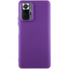 Чехол Silicone Cover Lakshmi (AA) для Xiaomi Redmi Note 10 Pro / 10 Pro Max - Фиолетовый / Purple