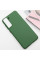 Чехол Silicone Cover Lakshmi (AA) для Samsung Galaxy S21 - Зеленый / Dark green - фото