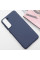 Чехол Silicone Cover Lakshmi (AA) для Samsung Galaxy S21 - Синий / Midnight Blue - фото