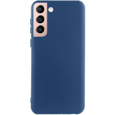 Чехол Silicone Cover Lakshmi (AA) для Samsung Galaxy S21 - Синий / Navy Blue