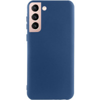 Чехол Silicone Cover Lakshmi (AA) для Samsung Galaxy S21 - Синий / Navy Blue