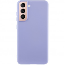 Чехол Silicone Cover Lakshmi (AA) для Samsung Galaxy S21 - Сиреневый / Dasheen