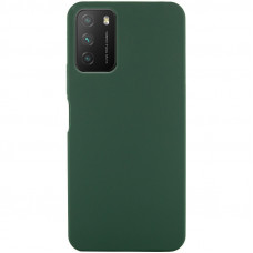 Чохол Silicone Cover Lakshmi (AA) для Xiaomi Poco M3 - Зелений / Dark green