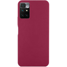 Чохол Silicone Cover Lakshmi (AA) для Xiaomi Redmi 10 - Бордовий / Marsala