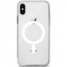 Чохол TPU Clear Case with MagSafe для Apple iPhone X / XS (5.8) - Clear