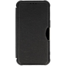 Кожаный чехол-книжка GETMAN Razor (PU) для Xiaomi Redmi Note 13 Pro 4G / Poco M6 Pro 4G - Black
