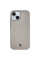 Чехол PC+Leather SGP with MagSafe для Apple iPhone 13 (6.1) - Grey - фото