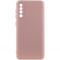 Чехол TPU GETMAN Liquid Silk Full Camera для Samsung Galaxy A50 (A505F) / A50s / A30s - Розовый / Pink Sand