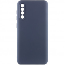 Чехол TPU GETMAN Liquid Silk Full Camera для Samsung Galaxy A50 (A505F) / A50s / A30s - Синий / Midnight Blue