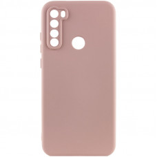 Чохол TPU GETMAN Liquid Silk Full Camera для Xiaomi Redmi Note 8T - Рожевий / Pink Sand