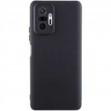 Чохол TPU GETMAN Liquid Silk Full Camera для Xiaomi Redmi Note 10 Pro / 10 Pro Max - Чорний / Black