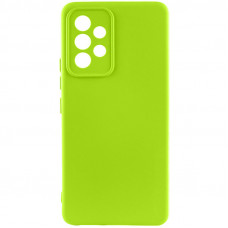 Чохол TPU GETMAN Liquid Silk Full Camera для Samsung Galaxy A52 4G / A52 5G / A52s - Салатовий / Neon Green