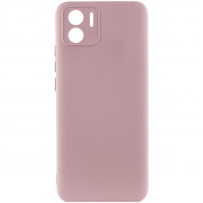 Чехол TPU GETMAN Liquid Silk Full Camera для Xiaomi Redmi A1 / A2 - Розовый / Pink Sand