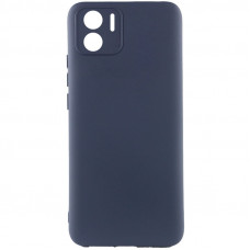 Чехол TPU GETMAN Liquid Silk Full Camera для Xiaomi Redmi A1 / A2 - Синий / Midnight Blue