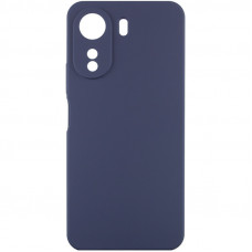 Чехол TPU GETMAN Liquid Silk Full Camera для Xiaomi Redmi 13C / Poco C65 - Синий / Midnight Blue