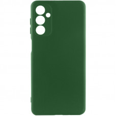 Чехол TPU GETMAN Liquid Silk Full Camera для Samsung Galaxy A25 5G - Зеленый / Dark green