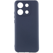 Чехол TPU GETMAN Liquid Silk Full Camera для Xiaomi Redmi Note 13 Pro 4G / Poco M6 Pro 4G / Note 14S - Синий / Midnight Blue
