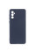 Чехол TPU GETMAN Liquid Silk Full Camera для Samsung Galaxy A35 - Синий / Midnight Blue - фото