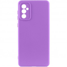 Чехол TPU GETMAN Liquid Silk Full Camera для Samsung Galaxy A35 - Фиолетовый / Purple