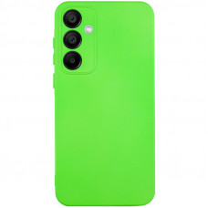 Чехол TPU GETMAN Liquid Silk Full Camera для Samsung Galaxy S24 FE - Салатовый / Neon Green