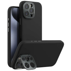 Чехол Silicone Nillkin LensWing Prop Magnetic для Apple iPhone 16 Pro (6.3) - Черный / Black