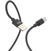 Дата кабель Hoco U55 Outstanding Lightning Cable (1.2m) - Чорний