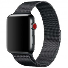 Ремешок Milanese Loop Design для Apple watch 38mm/40mm/41mm - Черный