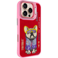 TPU+PC чохол Friends для Apple iPhone 16 Pro (6.3) - Pink Dog