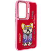 TPU+PC чохол Friends для Xiaomi Redmi 13 4G / Poco M6 4G - Pink Dog