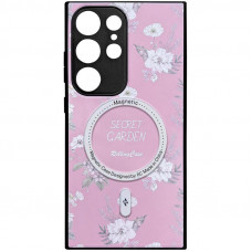 Чехол Secret Garden with MagFit для Samsung Galaxy S23 Ultra - Pink