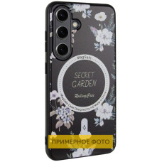 TPU+PC чохол Secret Garden with MagFit для Samsung Galaxy S23 FE - Black