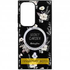 TPU+PC чохол Secret Garden with MagFit для Samsung Galaxy S23 FE - Black