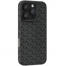 Чехол TPU Weaving для Apple iPhone 16 Pro (6.3) - Black