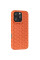 Чохол TPU Weaving для Apple iPhone 16 Pro (6.3) - Orange - фото