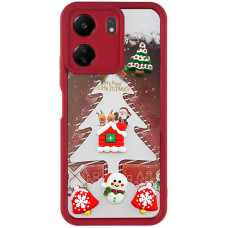 Чохол TPU Christmas Toys для Xiaomi Redmi 13C / Poco C65 - Red