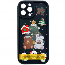 Чехол TPU Christmas Toys для Samsung Galaxy A25 5G - Black