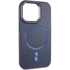 Кожаный чехол SnapCase with MagSafe для Apple iPhone 11 Pro (5.8) - Dark Blue